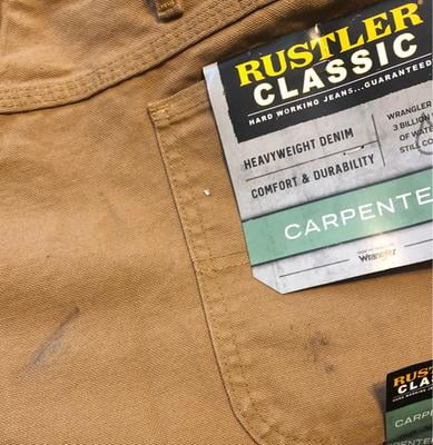 rustler canvas carpenter jeans