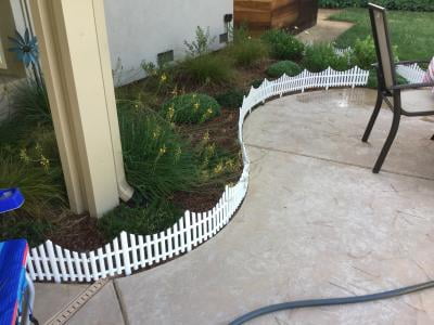 Bordure Flexible - 22L X 5H - 14.5ft - Blanc Martinique