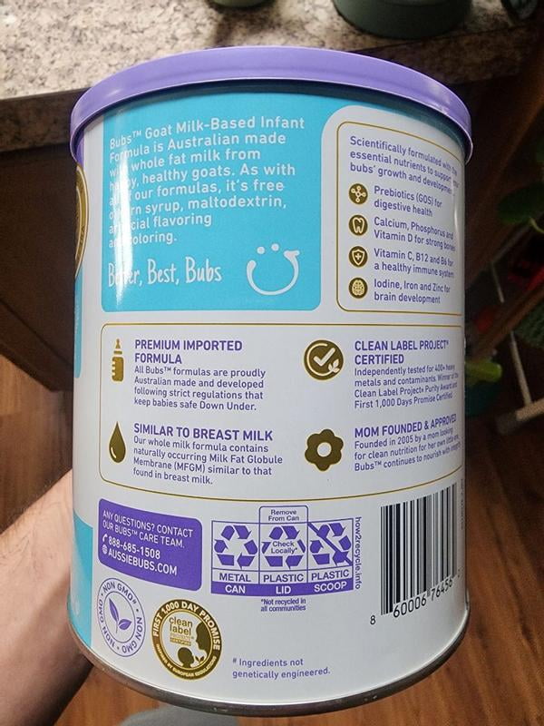 Aussie Bubs™ Australian Goat Milk-based Toddler Formula Aussie Bubs™ Australian Goat Milk-based Toddler Formula