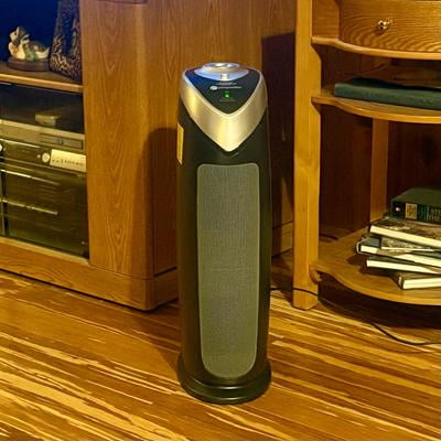 2 pack) GermGuardian 743 Sq. ft. Tower Air Purifier with HEPA Pure