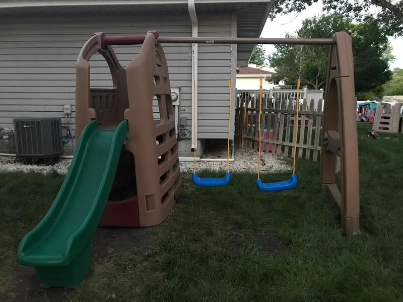 step 2 playhouse with slide and swing