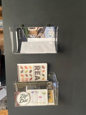 Pen+Gear Acrylic Wall Pocket, 12.28