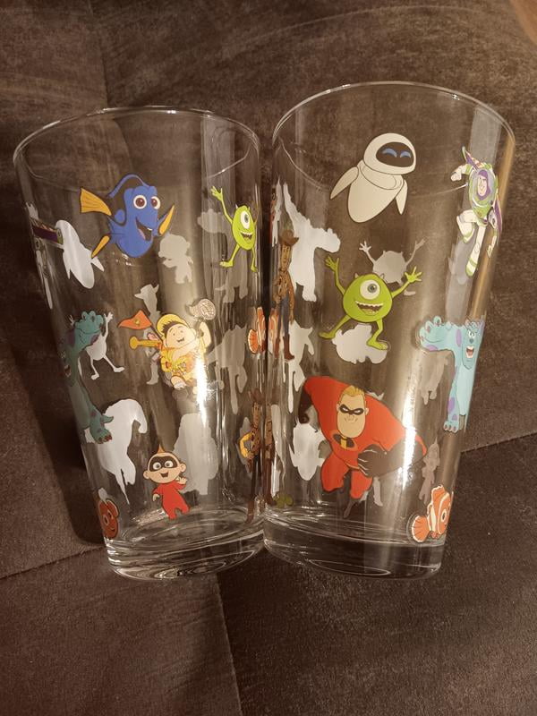 Zak Designs Disney 16oz Glass Cup Set (2pk) - Walmart.com