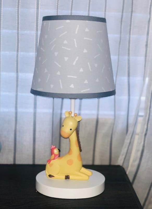 Bedtime Originals Mighty Jungle Giraffe, Giraffe 5 Light Floor Lamp Shades