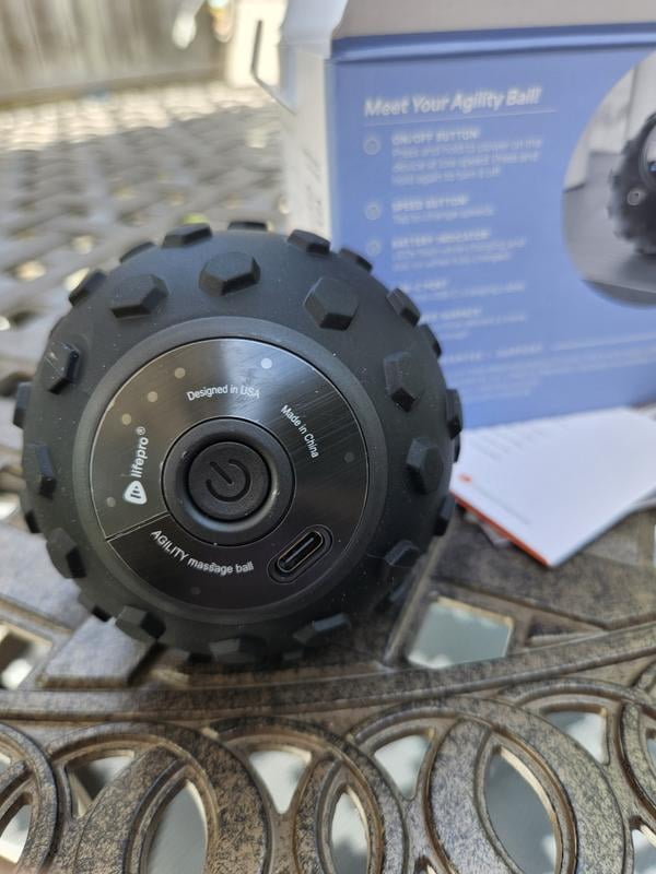 Customer reviews for LifePro 4-Speed Vibrating Massage Ball, Rechargeable  Peanut Massager for Muscle Recovery & Mobility, Portable Deep Tissue Foam  Roller Alternative - Black
