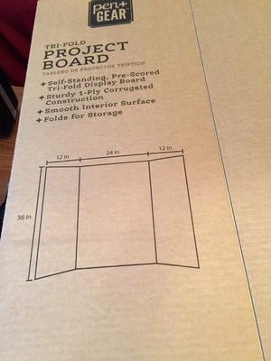 Tri Fold Poster Boards 20 Pieces Trifold Poster Board 36 X 48 Inch