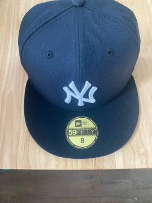 New Era Men's MLB NY Yankees Baseball Cap, Navy 59FIFTY Fitted Hat