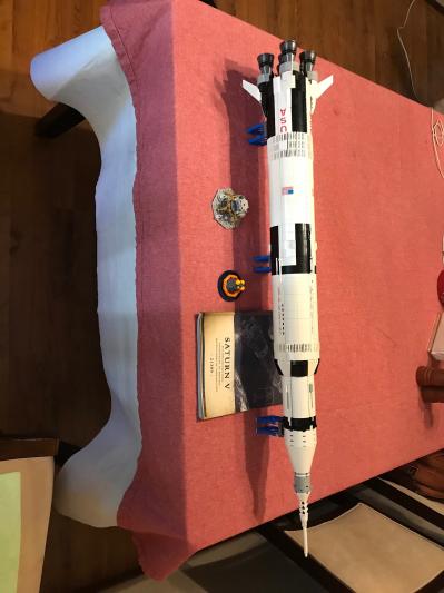 Lego Ideas Lego Nasa Apollo Saturn V 21309 Walmartcom - saturn v free printable model rocket skins