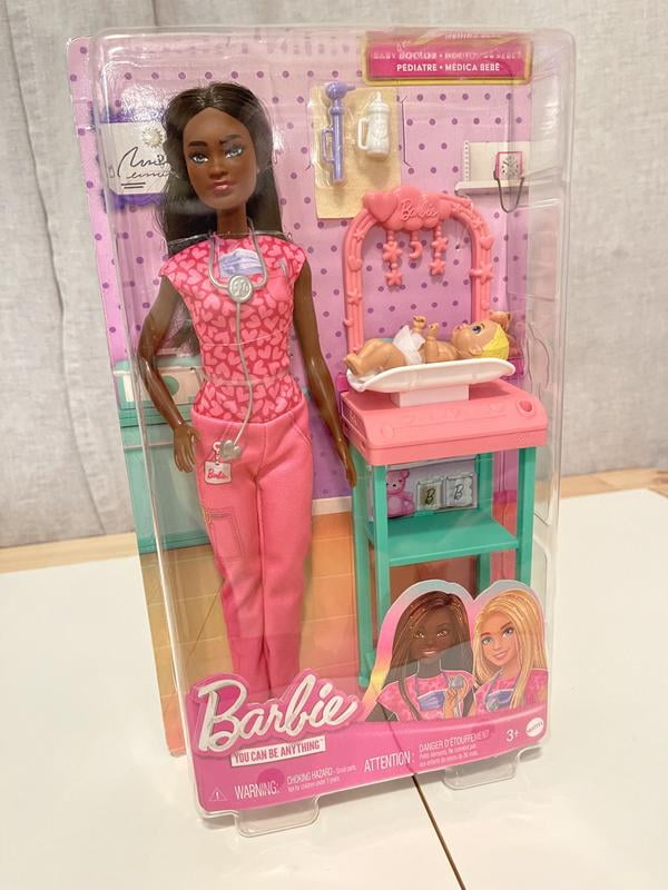 Barbie Baby Doctor Doll with Brunette Fashion Doll, Baby Doll