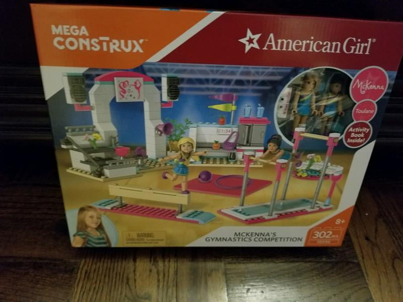 mega construx american girl mckenna's floor routine construction set