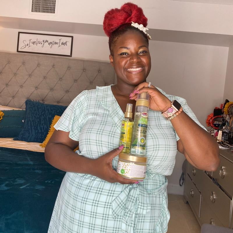 African Pride Olive Miracle Anti-Frizz Foaming Mousse, 8.5 oz