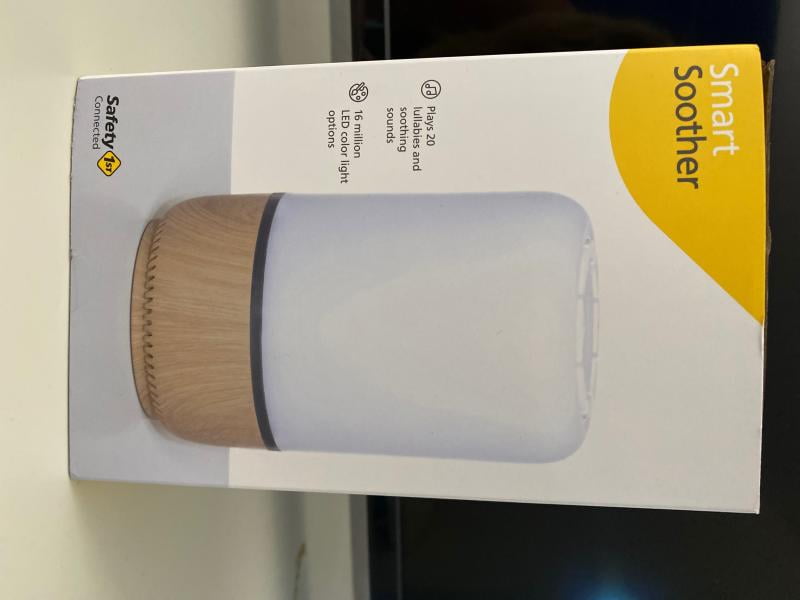 Safety 1st Smart Soother, White with Natural Finishes