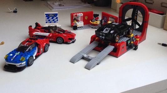 lego speed champions ferrari fxx k & development center