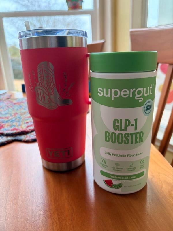 glp 1 booster walmart Supergut GLP-1 Daily Support Unflavored Prebiotic Fiber Blend for Appetite Support & Digestive Health, Stick Pack Box, 8 servings