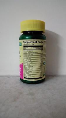 Spring Valley Prenatal Multivitamin Multimineral Folic Acid Tablets 100 Count Walmart Com Walmart Com