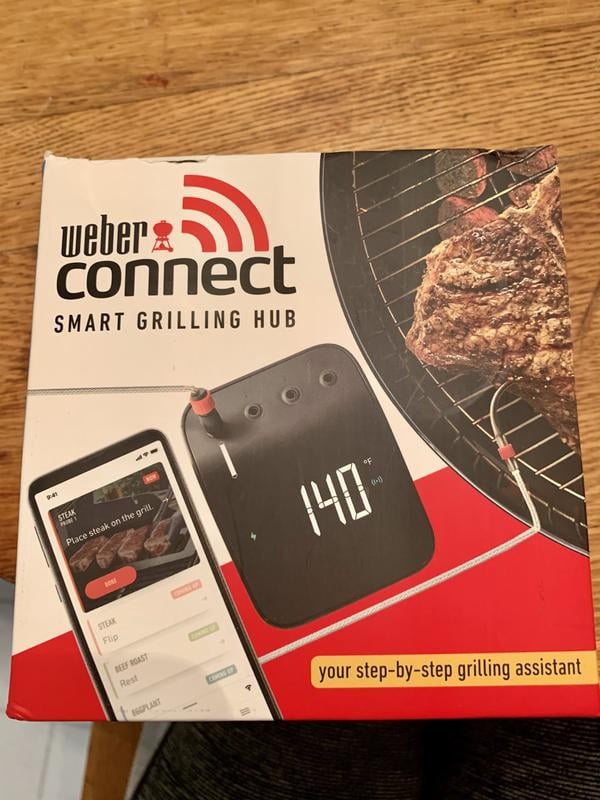 Weber, Smart Grilling Hub, WiFi Bluetooth Thermometer with LCD