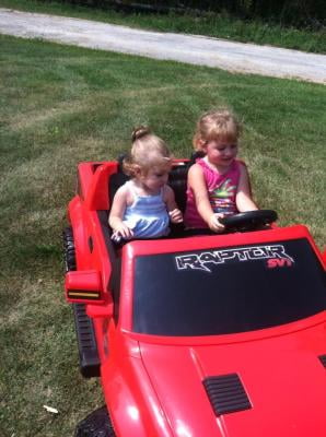 Ford raptor sale power wheels red
