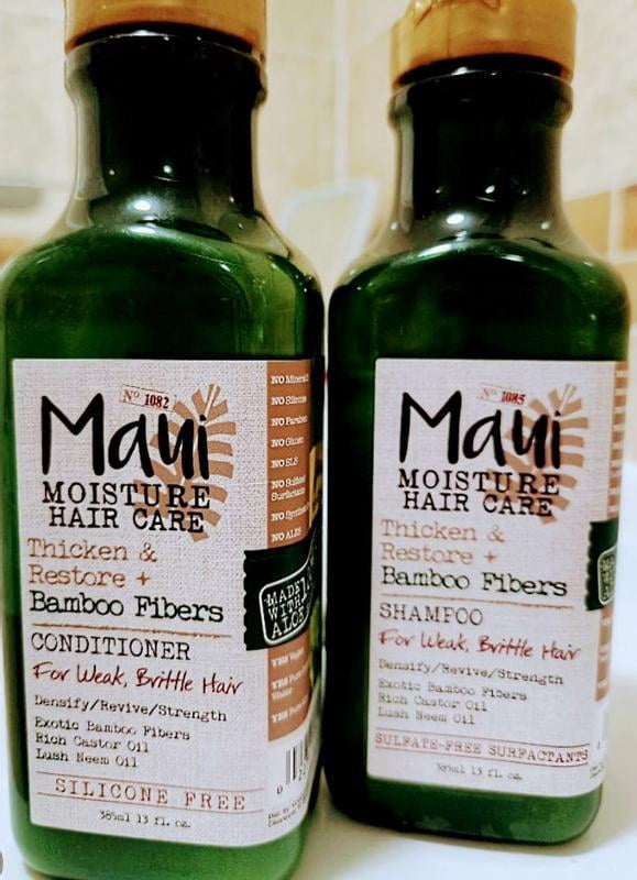 Rページ　3種　計30ml マウイ　ウォーターメロン　ライムシャーベット Maui Moisture Natural Water Infused Bamboo Fibers Hair Care