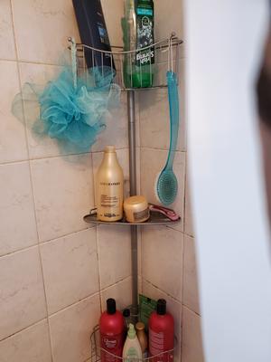 Tension Shower Caddy- Metal- Satin Silver - Top Notch DFW, LLC