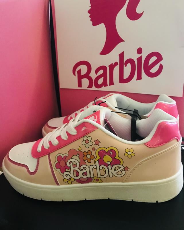 adidas gazelle silver green womens Barbie Stella Pink Kids Trainers 8 US Toddler main image 1