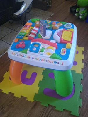 Fisher-Price Laugh & Learn Around the Town Learning Table Baby & Toddler  Toy With Music & Lights