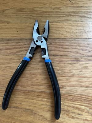 HART 8-inch Multifunction Linesman Pliers with Comfort Grips