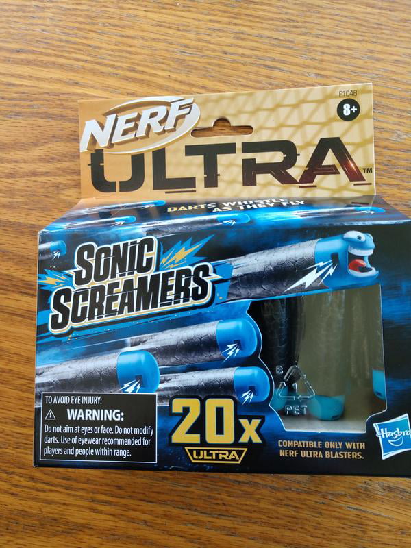 NERF Sonic Screamers Nerf Gun Bullets Box Of 20 for sale online Blue Heads