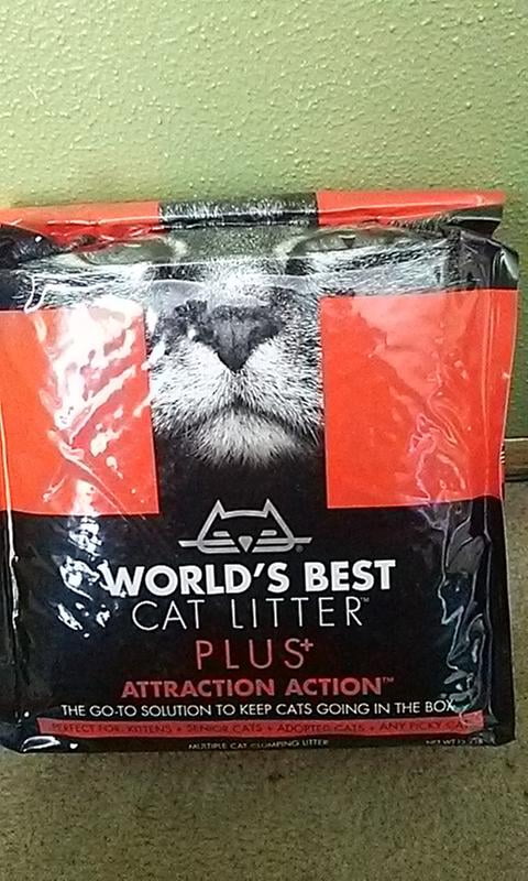 world's best cat litter plus attraction action