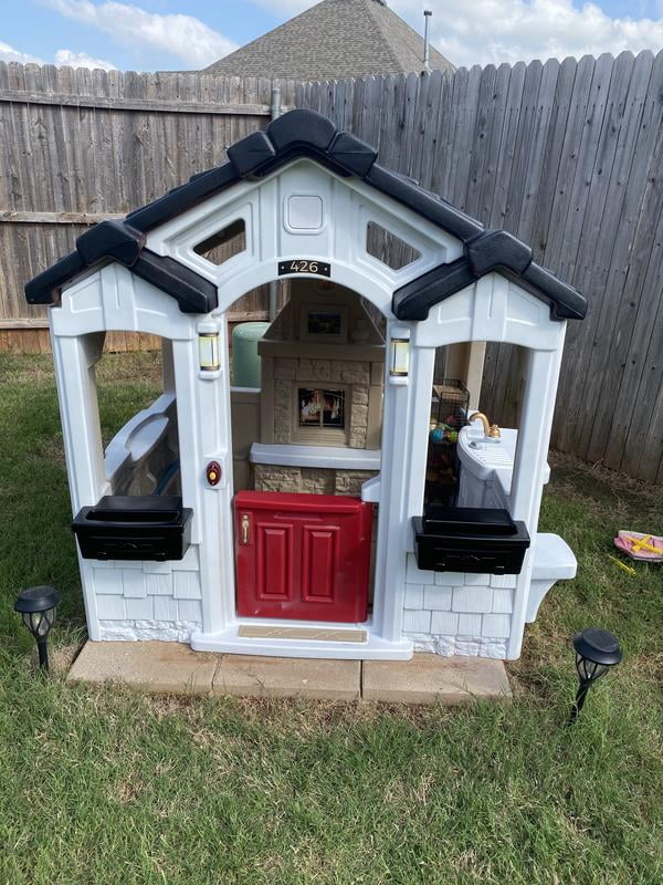 Playhouse Makeover Step Two Outdoor Playhouse Charming Cottage