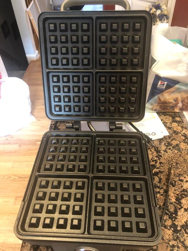 cuisinart belgian maker with pancake plates waffle iron