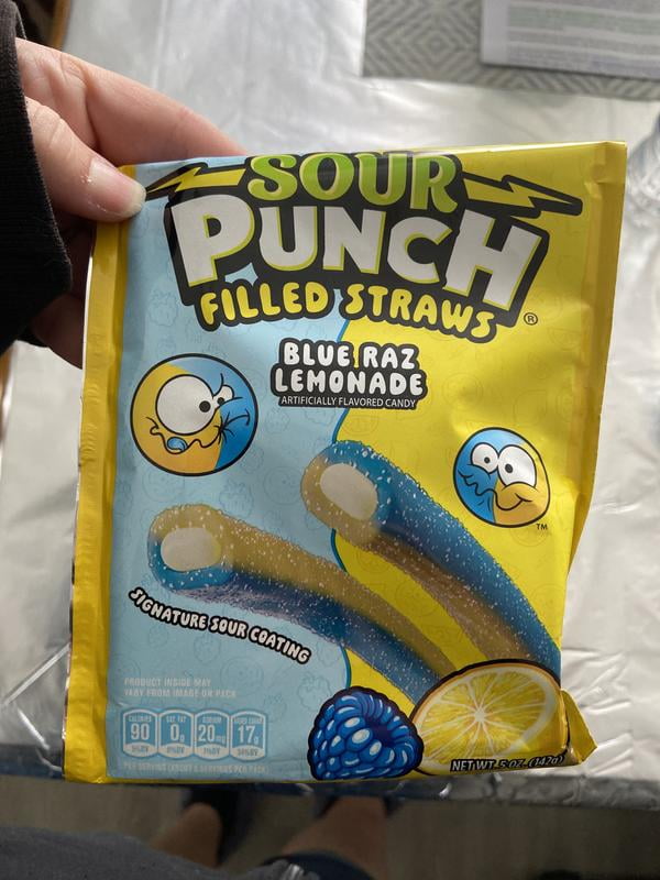 Sour Punch Blue Raz Lemonade Filled Straws 5 oz - Walmart.com Sour Punch Blue Raz Lemonade Filled Straws 5 oz - Walmart.com