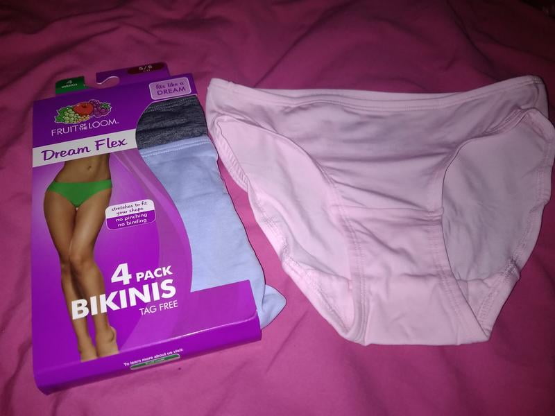 Womens Dream Flex Bikini Panties 4 Pack - 