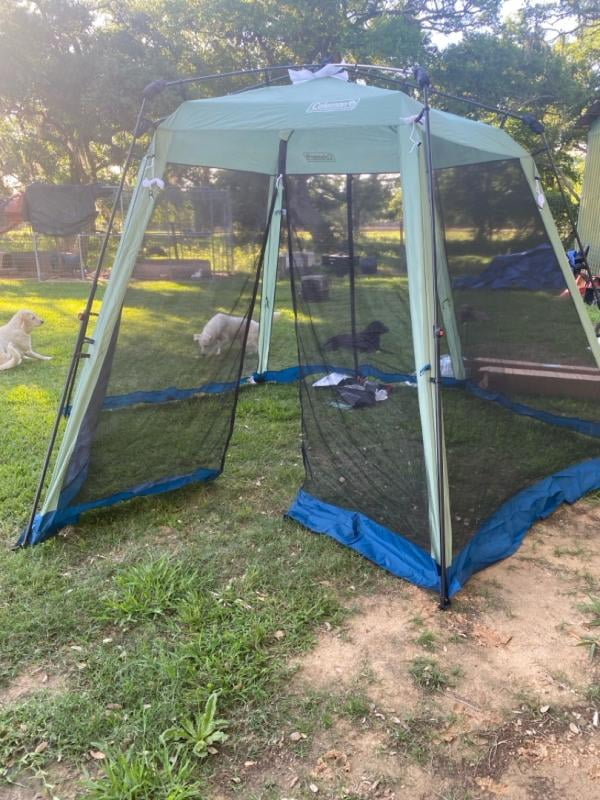 Coleman Outdoor Camping Pop Up Screen House Canopy Sun