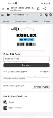 how much is a roblox card at walmart