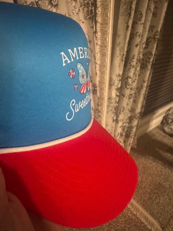 Way To Celebrate Patriotic 1776 Trucker Hat Red White Blue