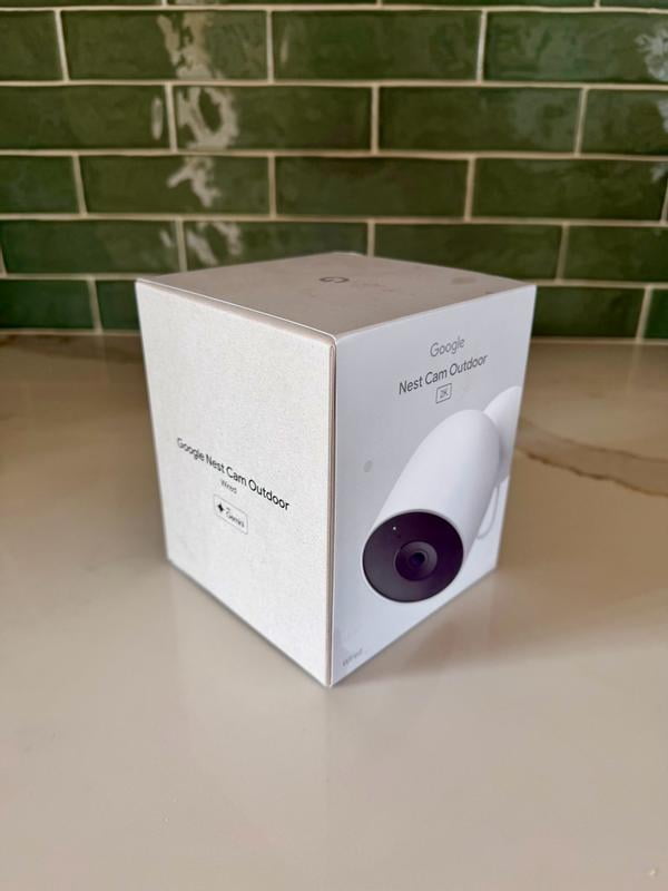 Google Nest Cam Outdoor 2nd Gen - Wired Security Camera with 2K