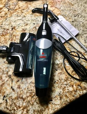  BISSELL 3-in-1 Turbo Lightweight Stick Vacuum Black