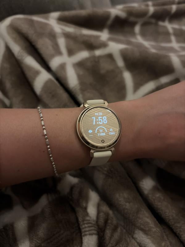 Garmin, Lily 2 Smartwatch, Small and Stylish, Coconut/Cream Gold