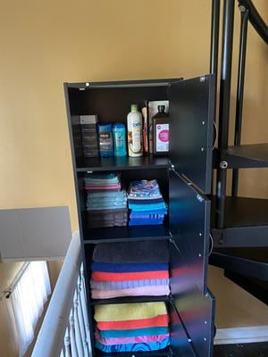 Hodedah 4 Door Cabinet Multiple Colors Walmart Com Walmart Com