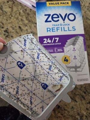 Zevo Indoor Fly Trap Light to Catch House Flies, Fruit Flies