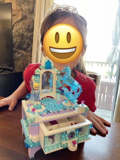 LEGO Disney Frozen 2 Elsa's Jewelry Box Creation 41168, Collectible Frozen Toy with Princess Mini-Doll and Nokk Figure, Kids Can Build a Jewelry Box with Lockable Drawer & Mirror, Disney Gift -
