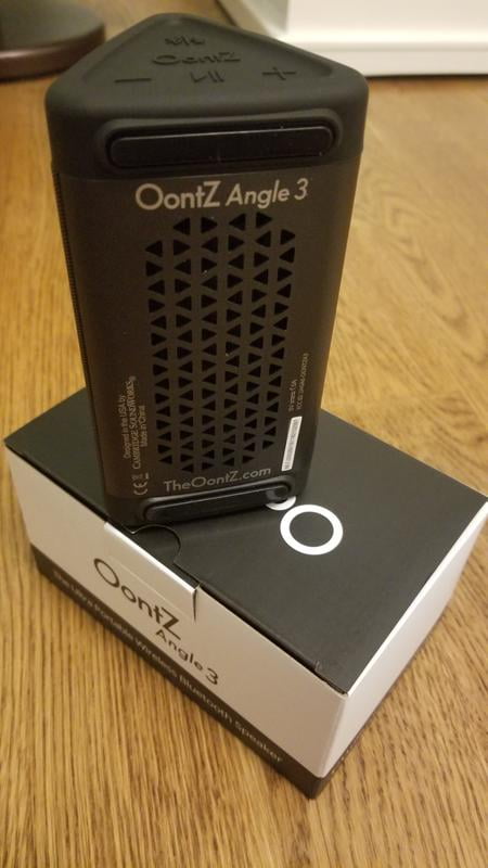 oontz angle 3 enhanced stereo edition ipx5 splashproof portable