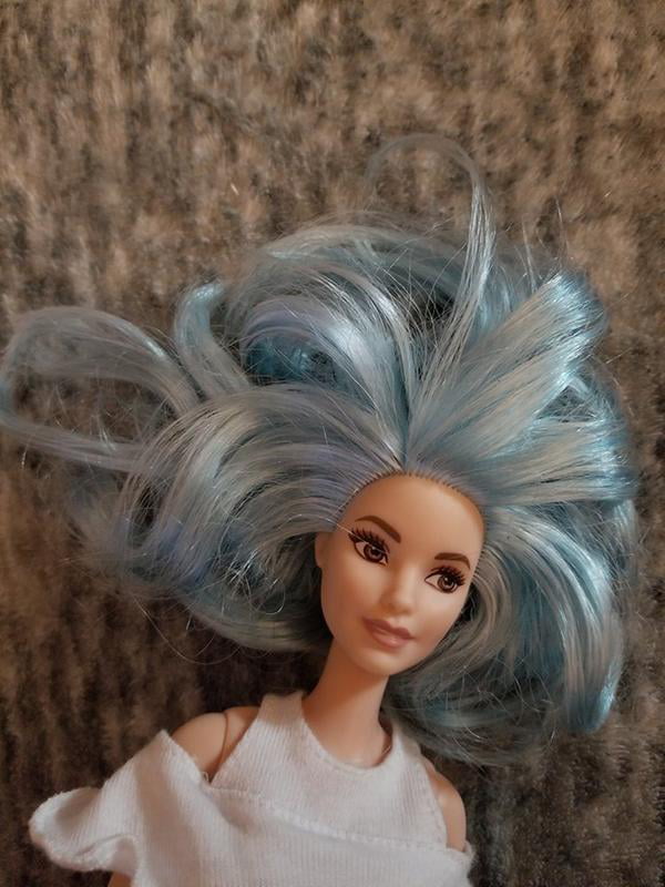 silver hair barbie