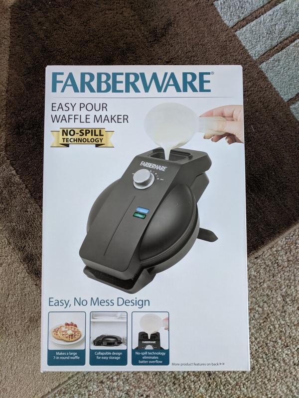 farberware easy pour waffle maker reviews