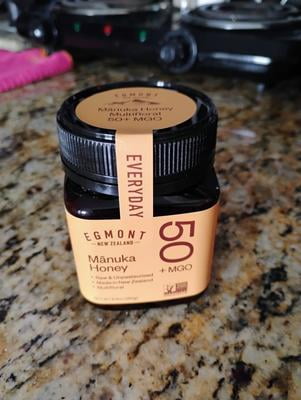 Egmont Honey New Zealand Manuka Honey MGO 50+ 250g/8.8oz Raw