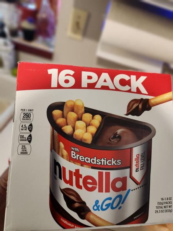 Nutella and Go! Hazelnut Spread with Breadsticks, 1.8 oz - Walmart.com