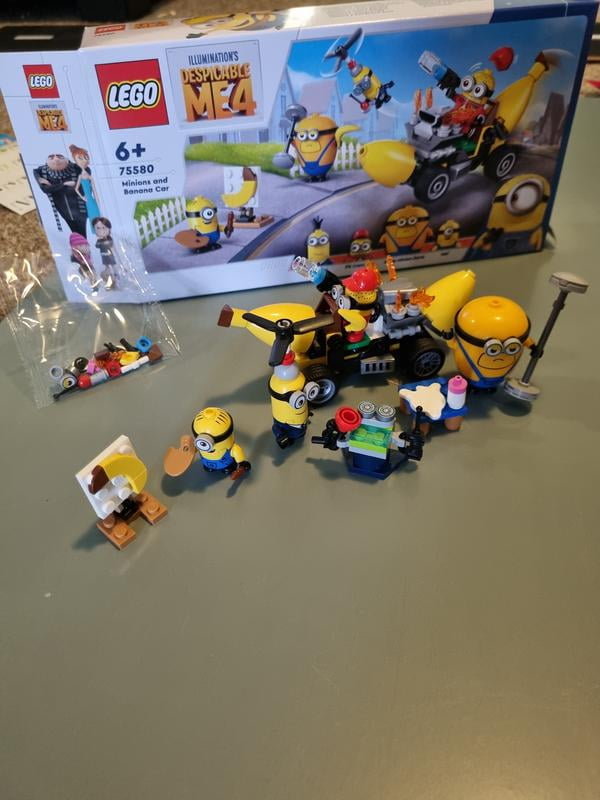 LEGO Despicable Me 4 Minions & Banana Car Toy Set for Kids