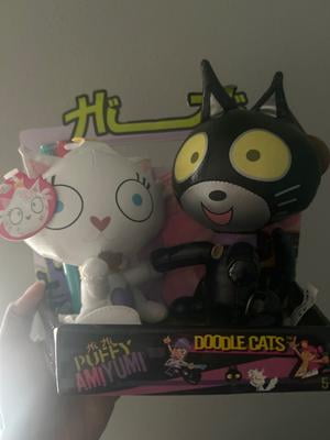 Puffy Ami-Yumi Doodle Cats - Tekirai and Jang Keng - Walmart.com