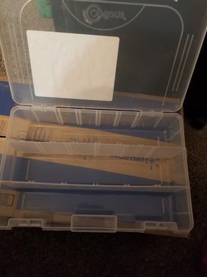 Creative Options Deep Utility Nine Compartment Clear Storage Box