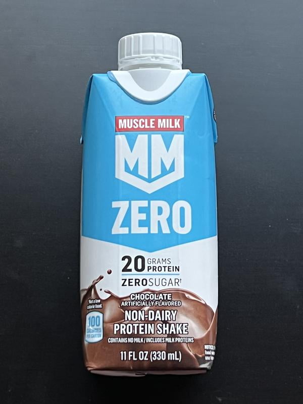 Muscle Milk Zero Non-Dairy Protein Shake, Chocolate (11 fl. oz
